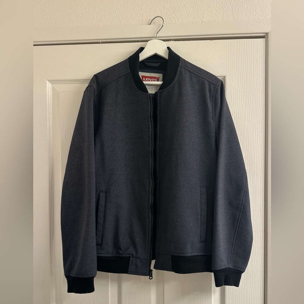 Levi's Men's Dark Gray Bomber Jacket